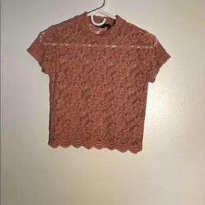 Floral Lace Embroidered Top